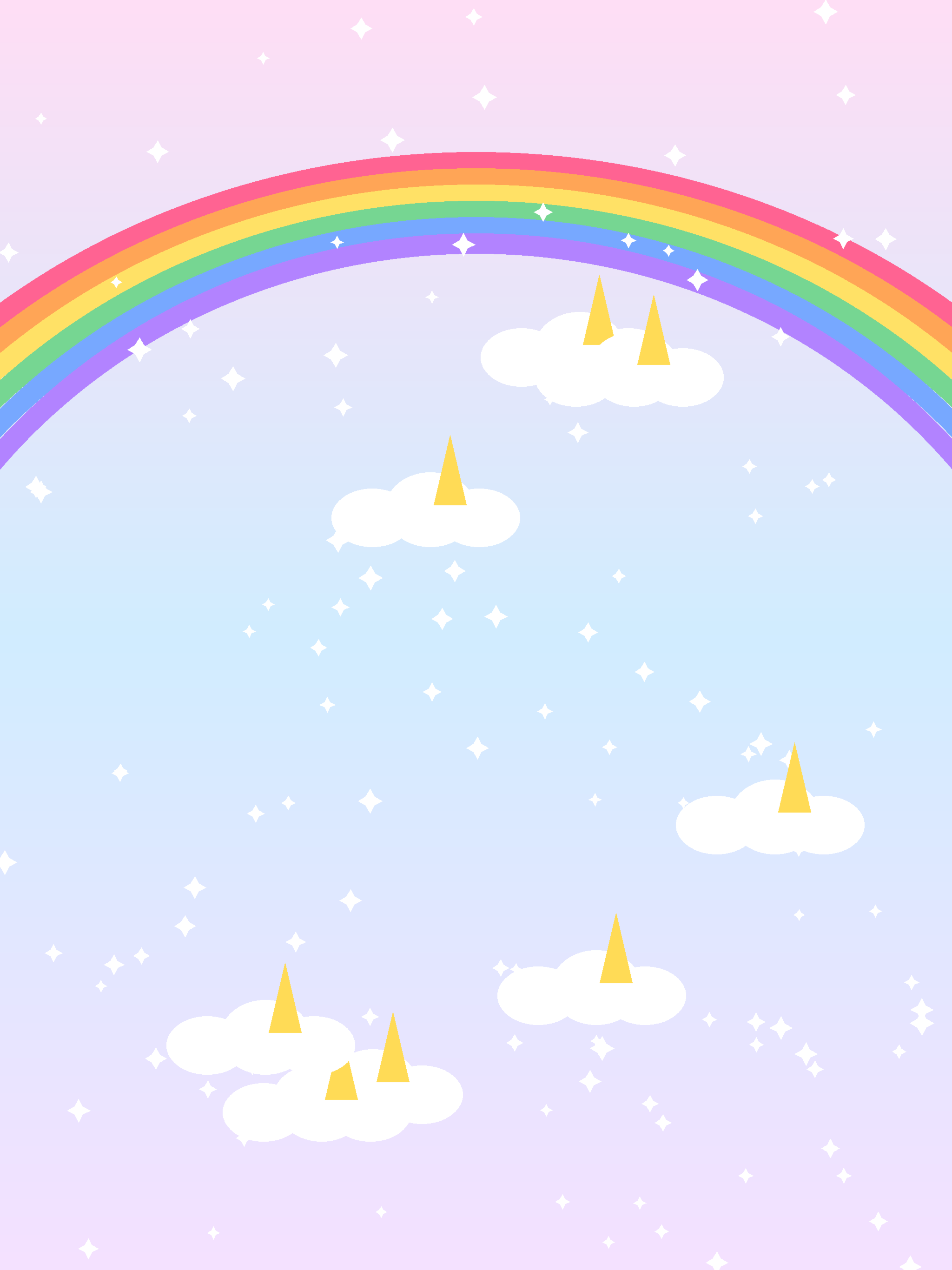 Rainbow Unicorn visual world from Sprout Math